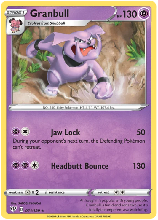 Granbull (071/189) - Darkness Ablaze