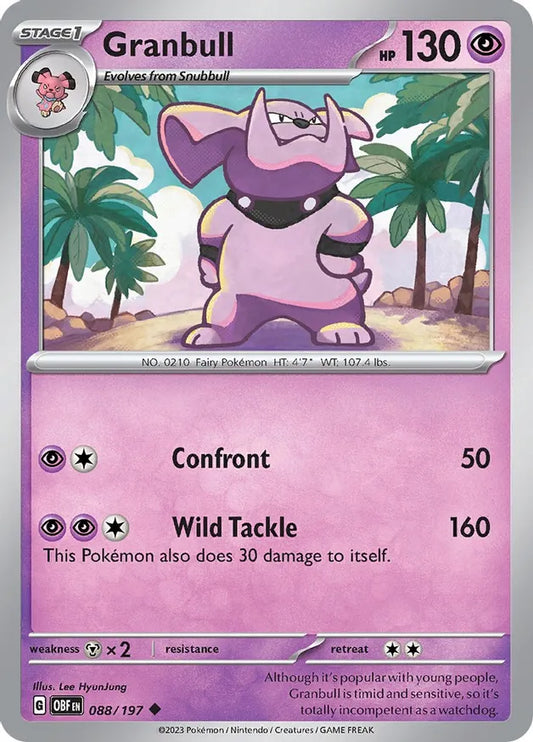 Granbull (088/197) - Obsidian Flames