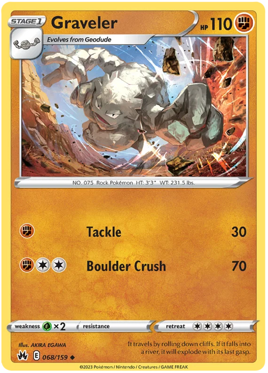 Graveler (068/159) - Crown Zenith