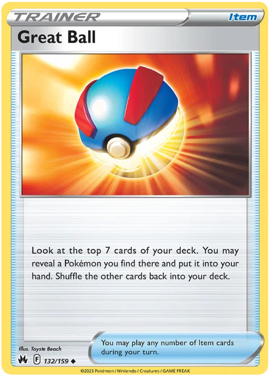 Great Ball (132/159) - Crown Zenith
