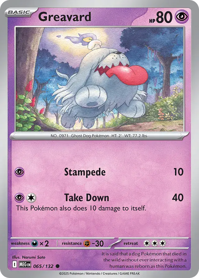 Greavard (065/132) - Mega Evolution
