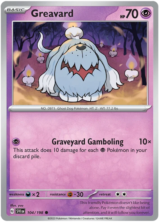 Greavard (104/198) - Scarlet & Violet