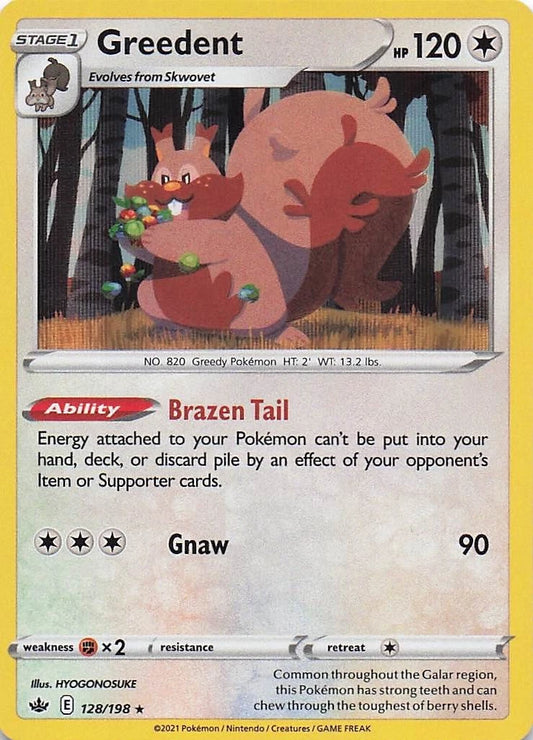 Greedent Holo (128/198) - Chilling Reign