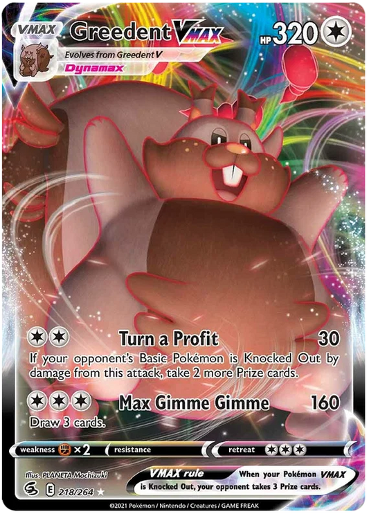 Greedent VMAX (218/264) - Fusion Strike