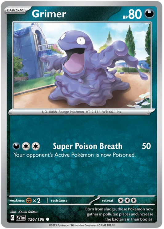 Grimer (126/198) - Scarlet & Violet