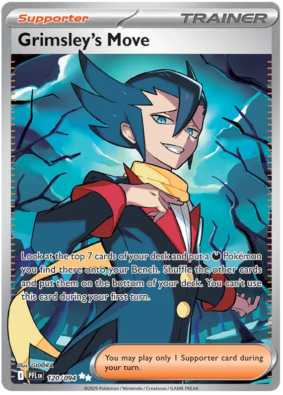 Grimsley's Move (120/094) Ultra Rare - Phantasmal Flames