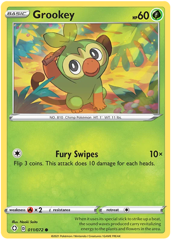 Grookey (011/072) - Shining Fates
