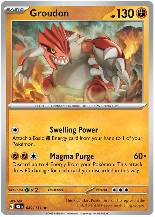 Groudon Holo (049/131) - Prismatic Evolutions