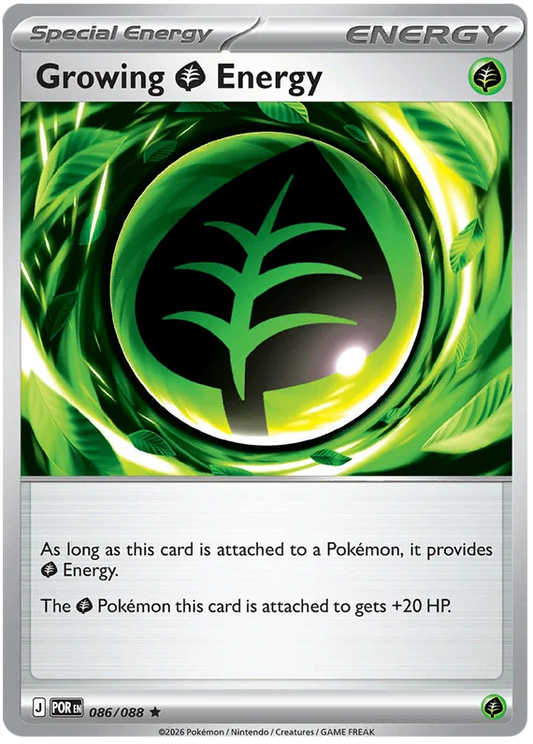 Growing Grass Energy [Reverse Holo] (086/088) - Perfect Order