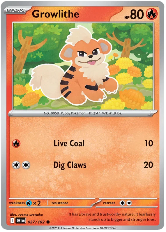 Growlithe (027/182) - Destined Rivals