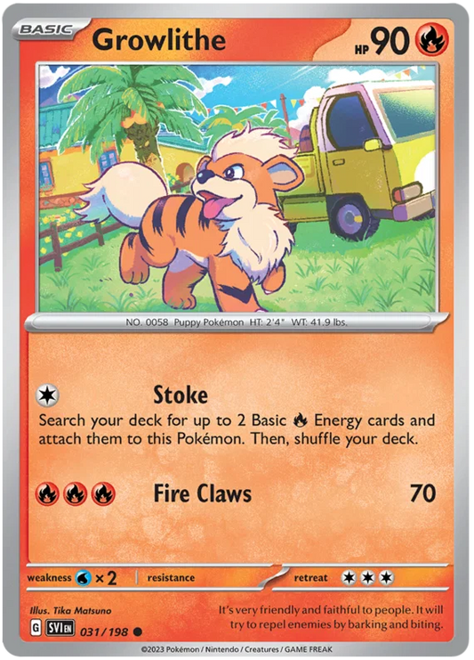 Growlithe (031/198) - Scarlet & Violet
