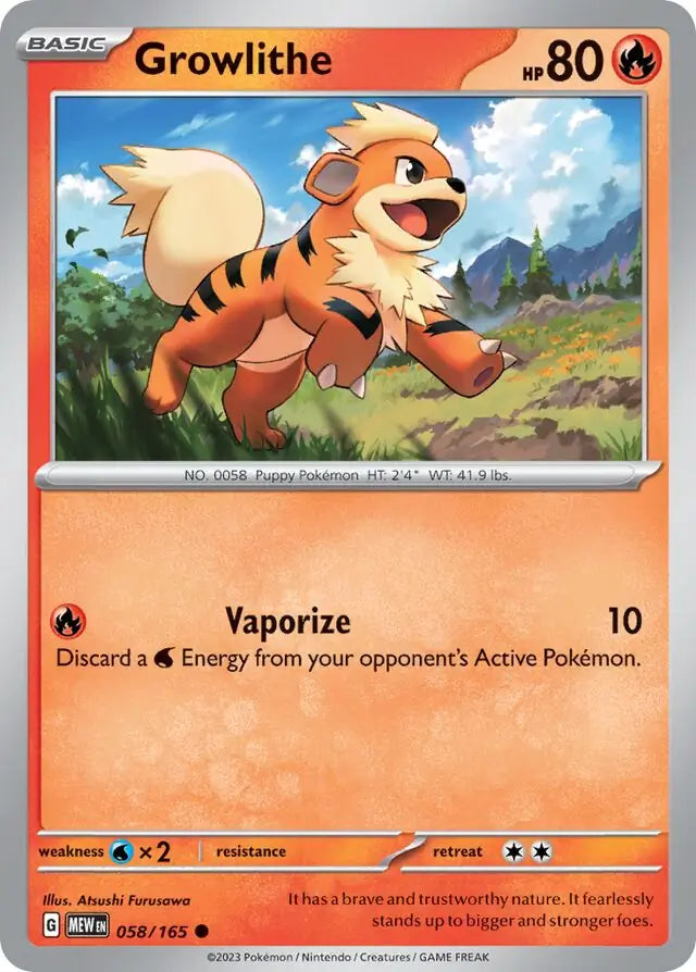 Growlithe (058/165) - 151