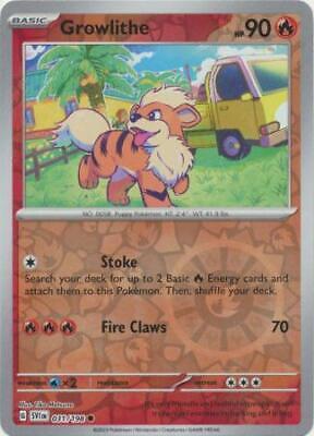 Growlithe Reverse Holo (031/198) - Scarlet & Violet