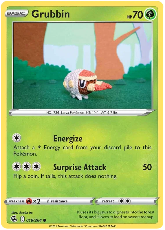 Grubbin (018/264) - Fusion Strike