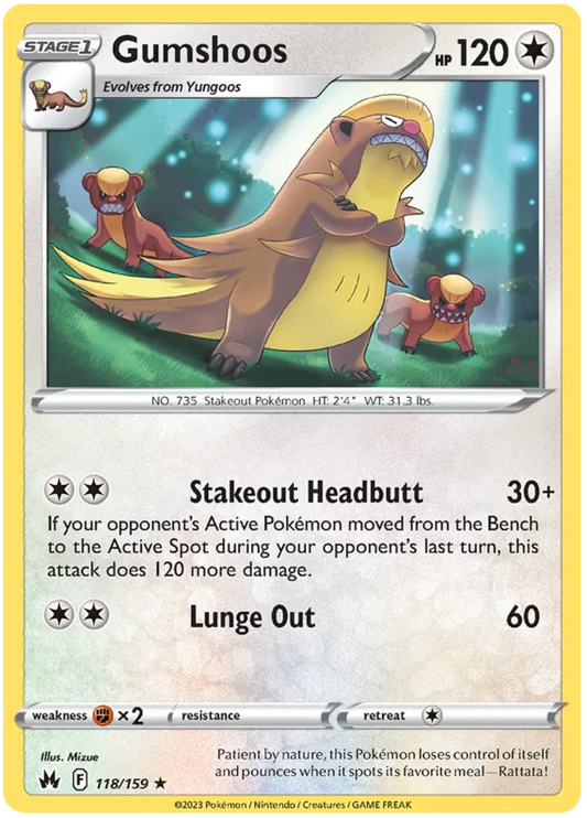 Gumshoos (118/159) - Crown Zenith