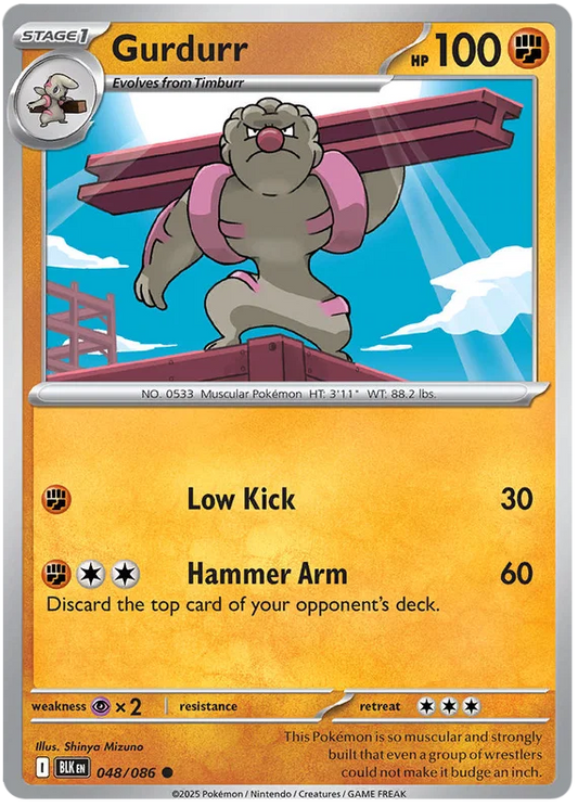 Gurdurr [Reverse Holo] (048/086) - Black Bolt