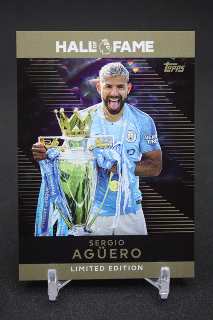 2025/26 Sergio Agüero Manchester City PL Hall Of Fame Champions #HOF5