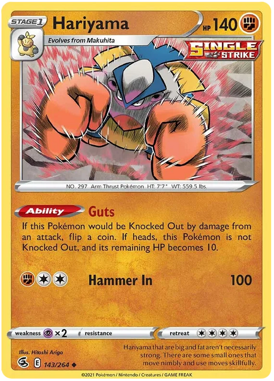 Hariyama (143/264) - Fusion Strike