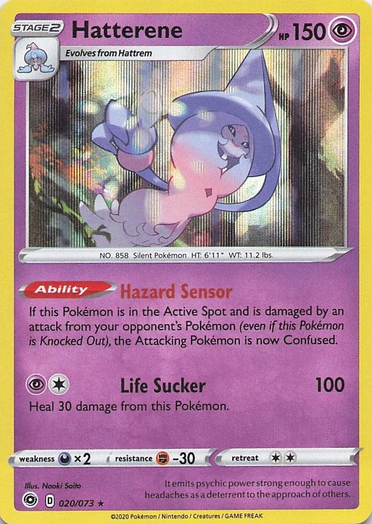 Hatterene Holo (020/073) - Champion's Path