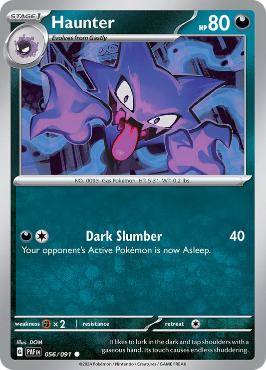 Haunter (056/091) - Paldean Fates