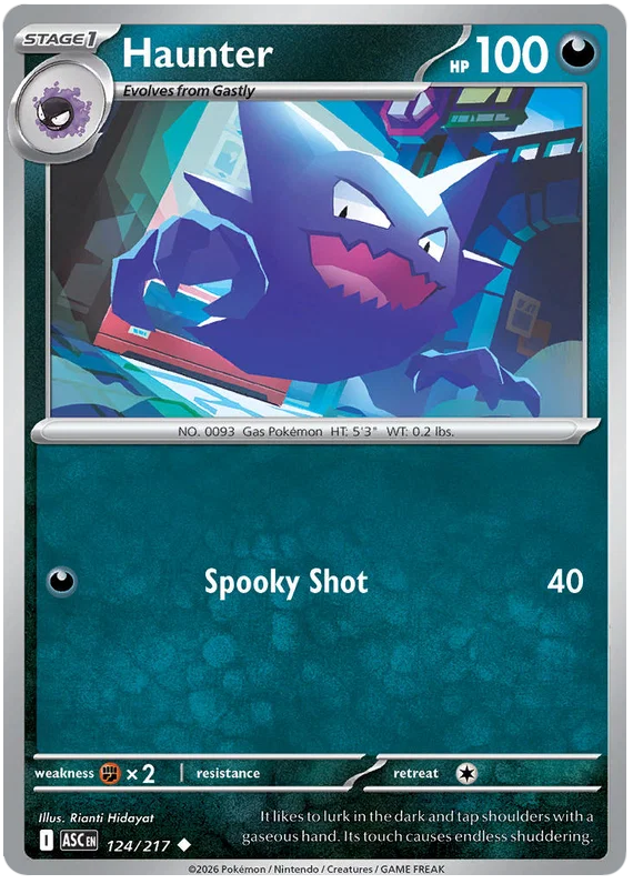 Haunter (124/217) - Ascended Heroes