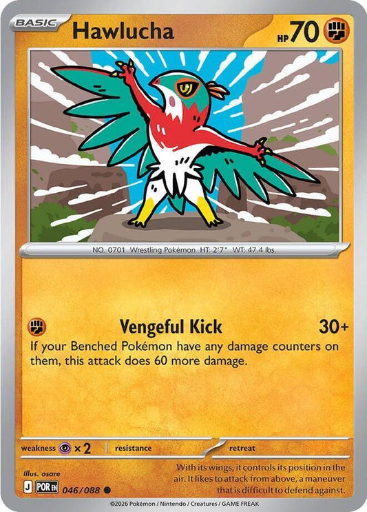 Hawlucha [Reverse Holo] (046/088) - Perfect Order