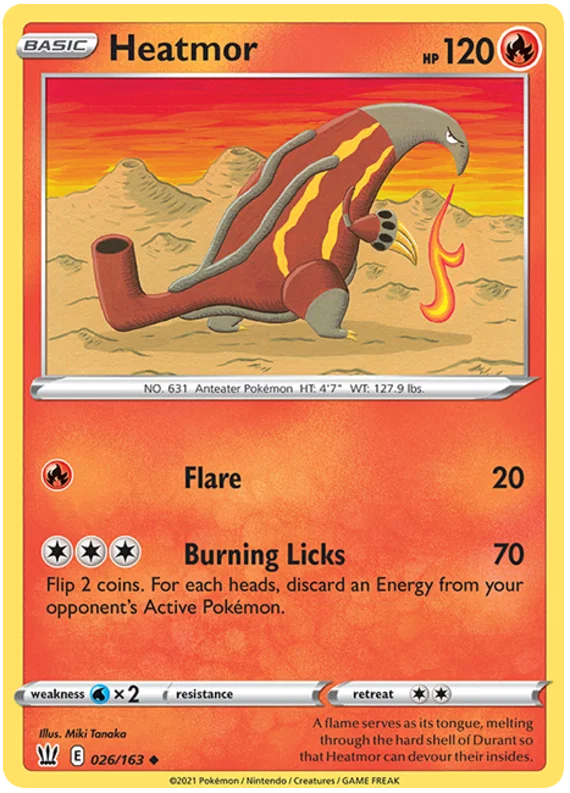 Heatmor (026/163) - Battle Styles