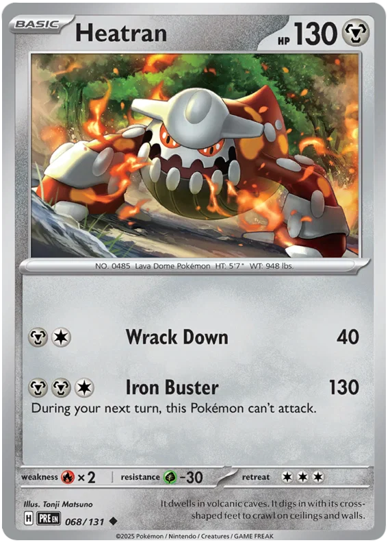 Heatran (068/131) - Prismatic Evolutions
