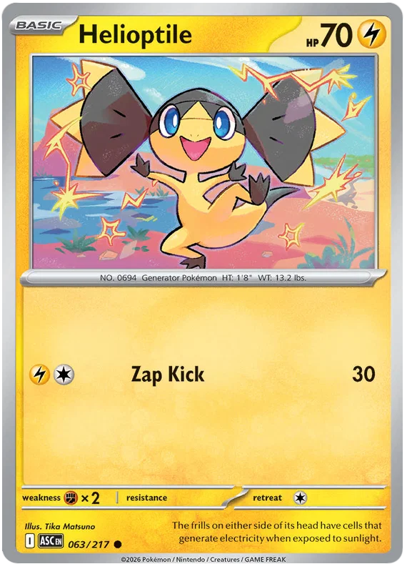 Helioptile (063/217) - Ascended Heroes
