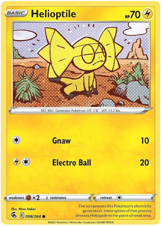 Helioptile (098/264) - Fusion Strike