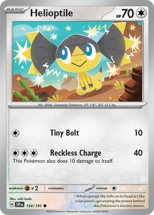 Helioptile (154/191) - Surging Sparks