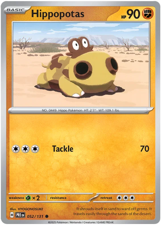Hippopotas (052/131) - Prismatic Evolutions