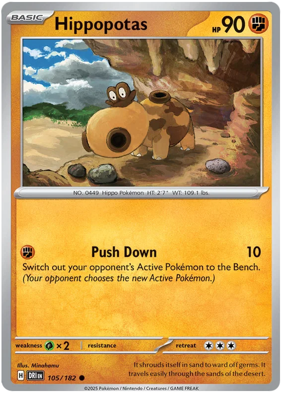 Hippopotas (105/182) - Destined Rivals