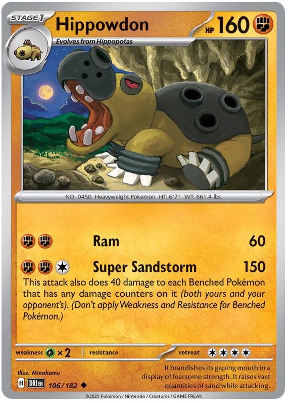 Hippowdon (106/182) - Destined Rivals