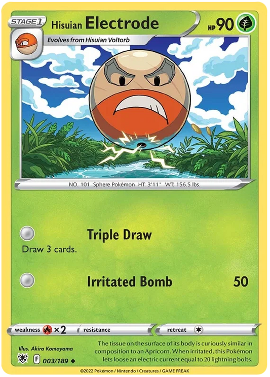 Hisuian Electrode (003/189) - Astral Radiance