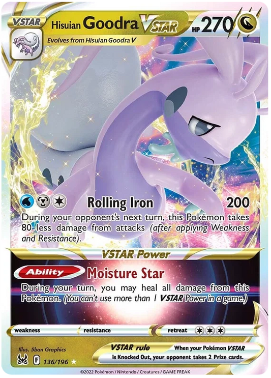 Hisuian Goodra VSTAR (136/196) - Lost Origin