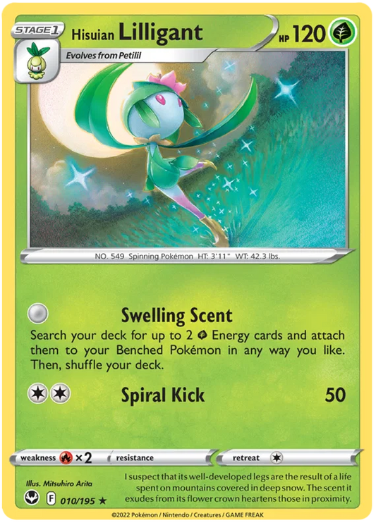Hisuian Lilligant (010/195) - Silver Tempest