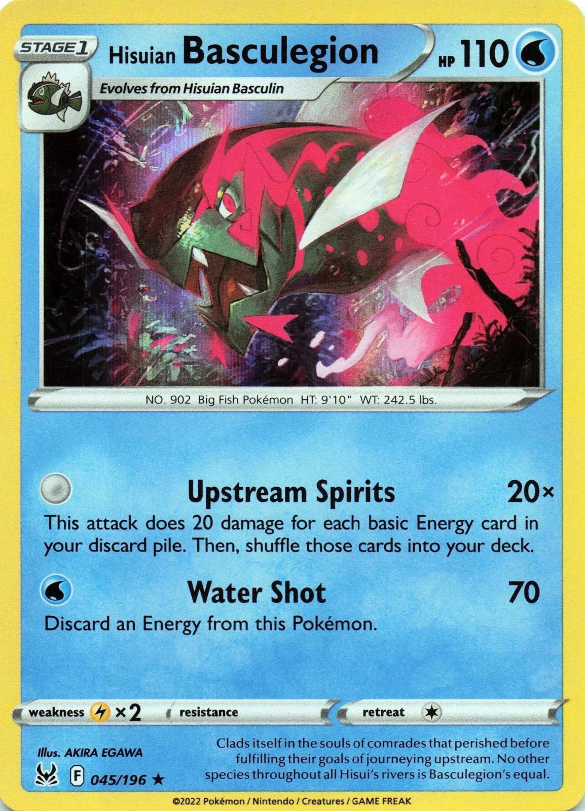 Hisuian Basculegion Holo (045/196) - Lost Origin