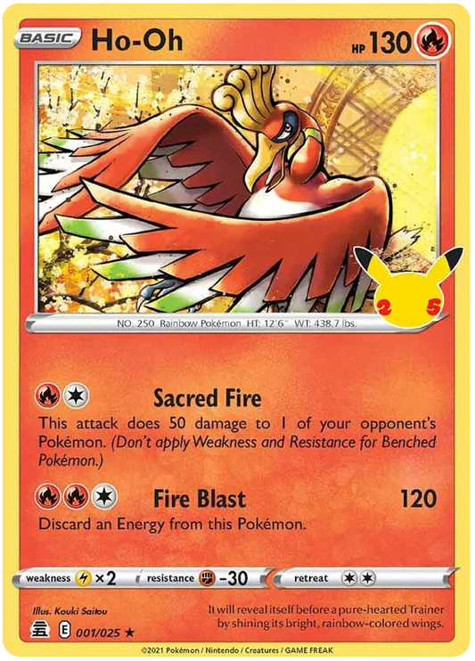 Ho-Oh (001/025) - Celebrations