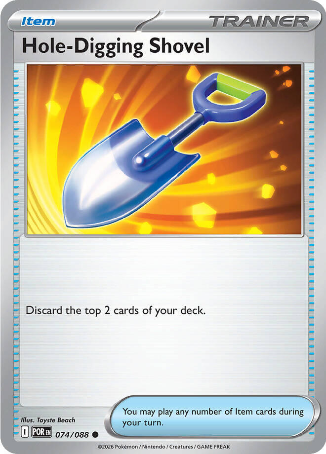Hole-Digging Shovel [Reverse Holo] (074/088) - Perfect Order