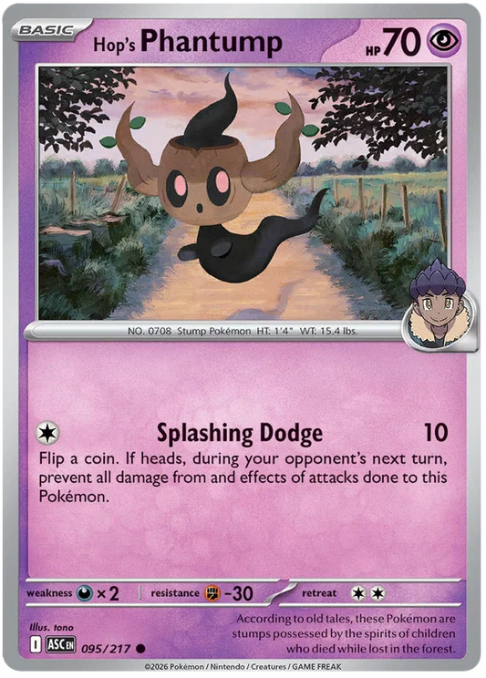 Hop's Phantump (095/217) - Ascended Heroes