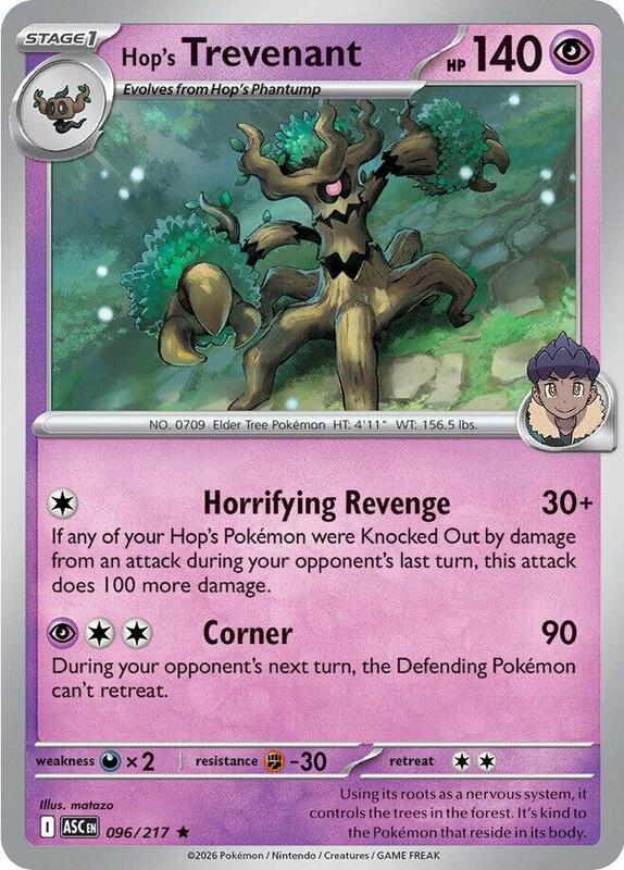 Hop's Trevenant [Holo] (096/217) - Ascended Heroes