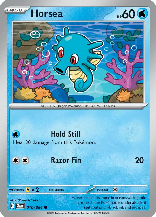 Horsea [Reverse Holo] (010/064) - Shrouded Fable