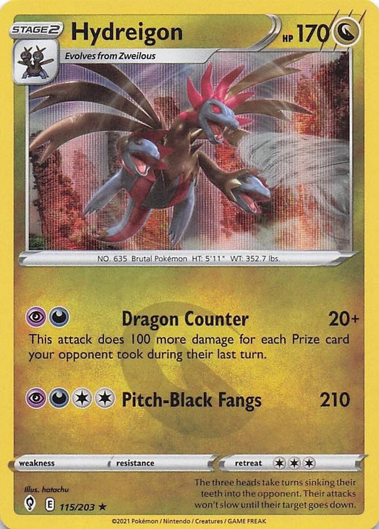 Hydreigon Holo (115/203) - Evolving Skies