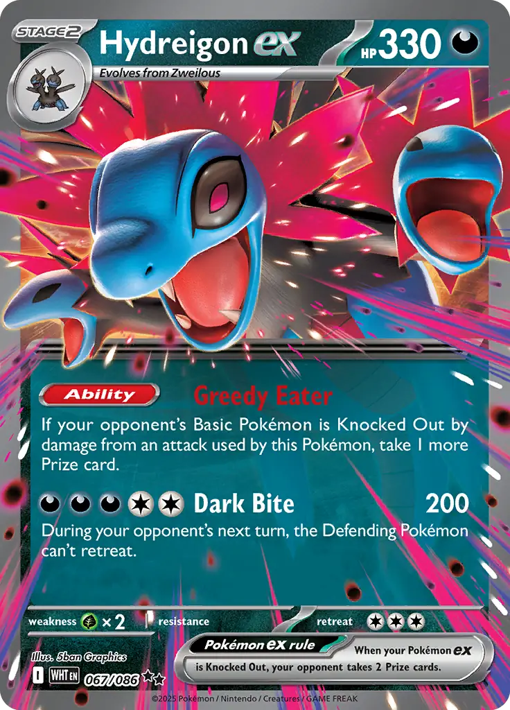 Hydreigon ex (067/086) - White Flare