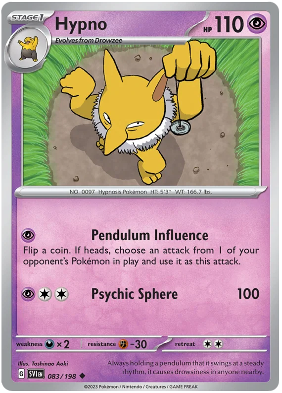 Hypno (083/198) - Scarlet & Violet