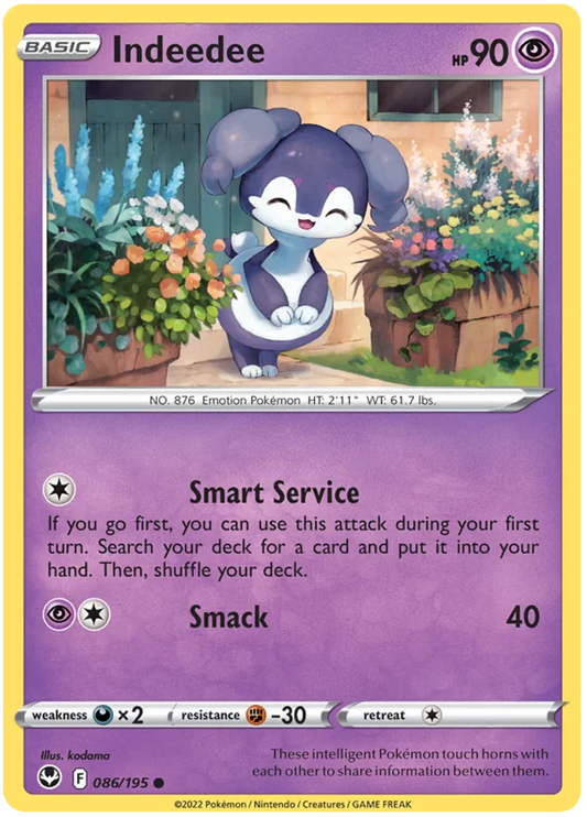 Indeedee (086/195) - Silver Tempest