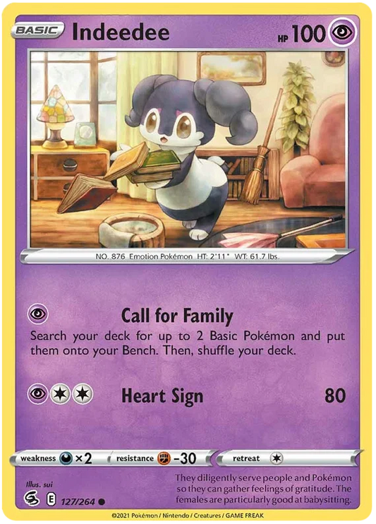 Indeedee (127/264) - Fusion Strike