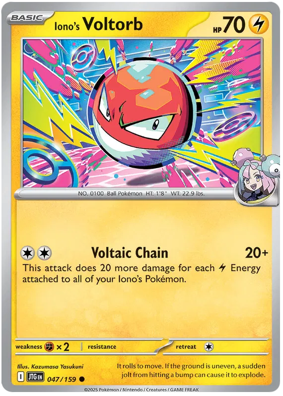 Iono's Voltorb (047/159) - Journey Together