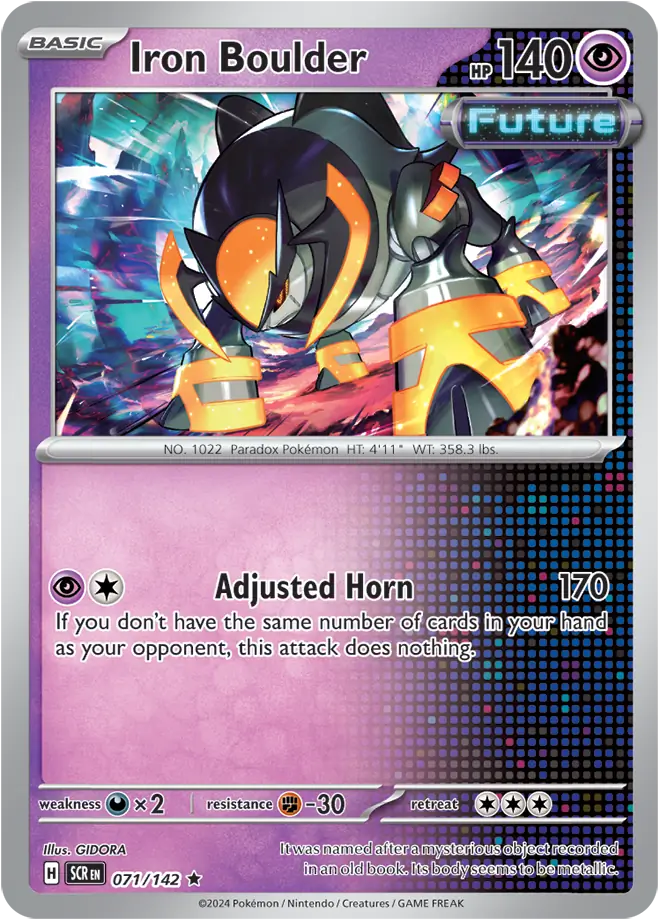 Iron Boulder Holo (071/142) - Stellar Crown